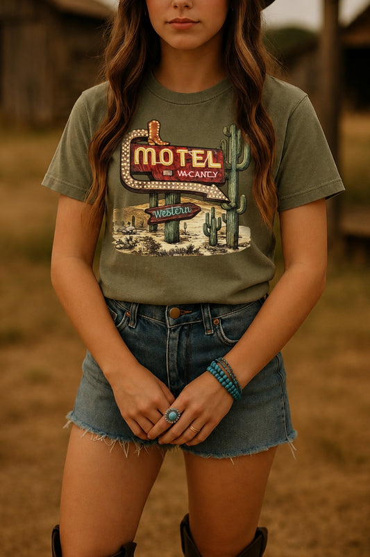Western Motel Graphic Tee
