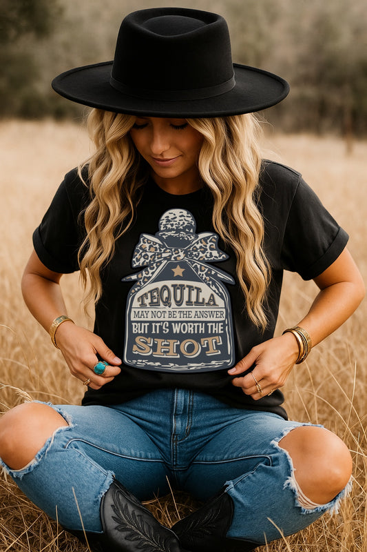 Tequila Worth the Shot Graphic Tee