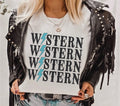 Western Lightning Bolts Graphic Tee