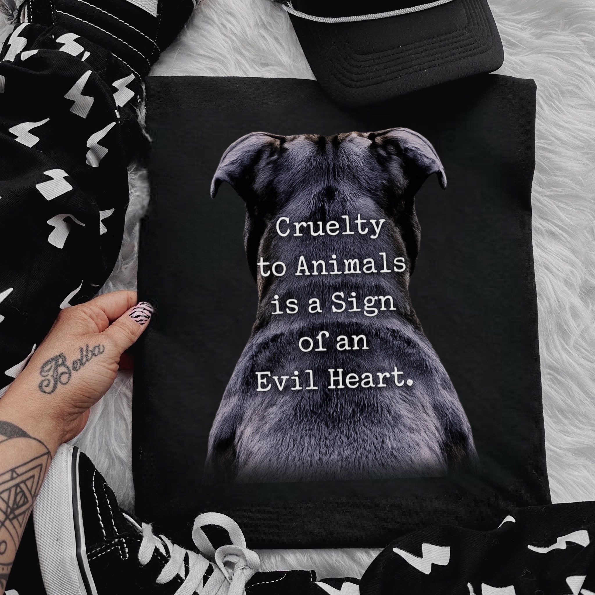 Cruelty to Animals Is a Sign of an Evil Heart Graphic Tee